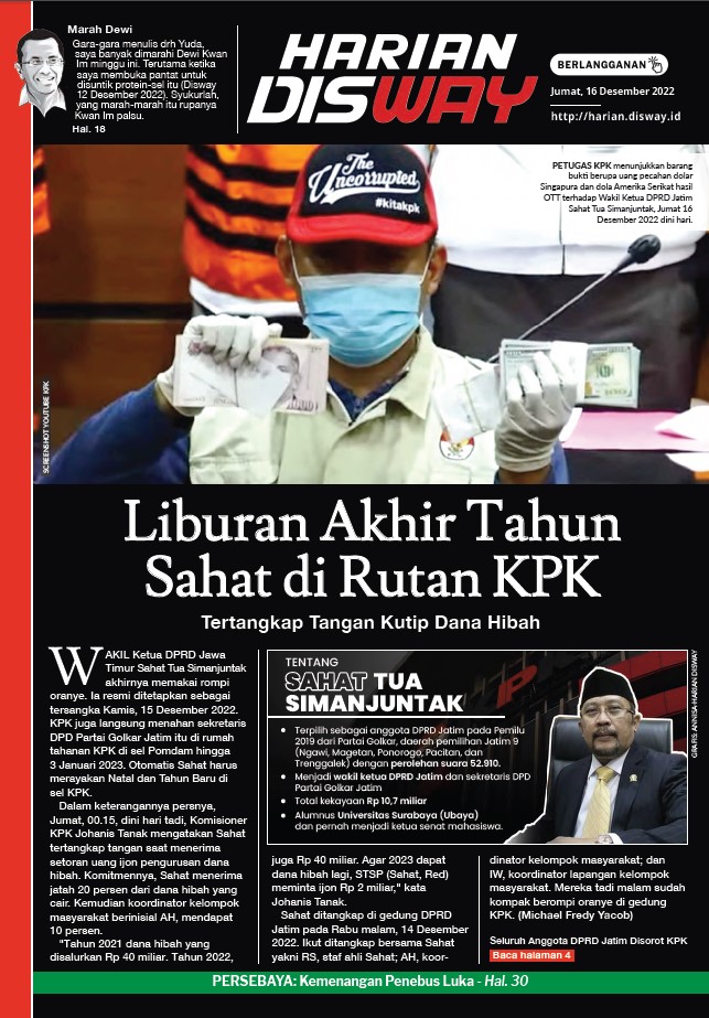 Liburan Akhir Tahun Sahat di Rutan KPK