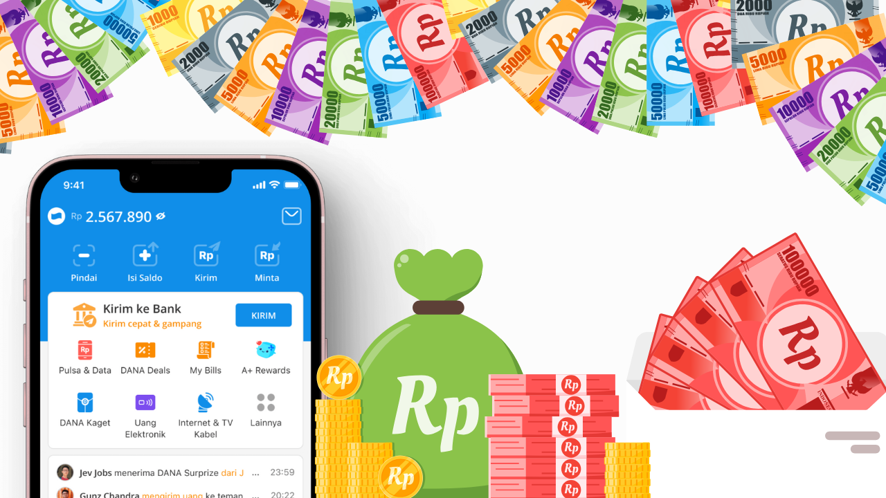 Cari Amplop! Menangkan Saldo DANA Gratis Rp123.000 dari Link DANA Kaget Khusus Pagi Ini, Cuan Akhir Bulan