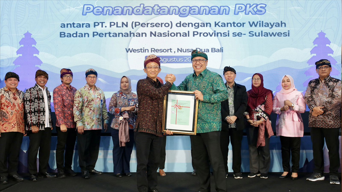 PLN Se-Sulawesi Teken Kerja Sama dengan ATR/BPN, Kebut 100 Persen Sertifikasi Aset Kelistrikan
