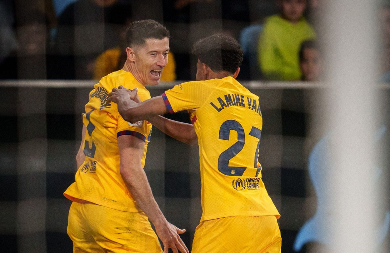Penalti Robert Lewandowski di Menit Perpanjangan Waktu, Bawa Barcelona Taklukan Celta Vigo 2-1