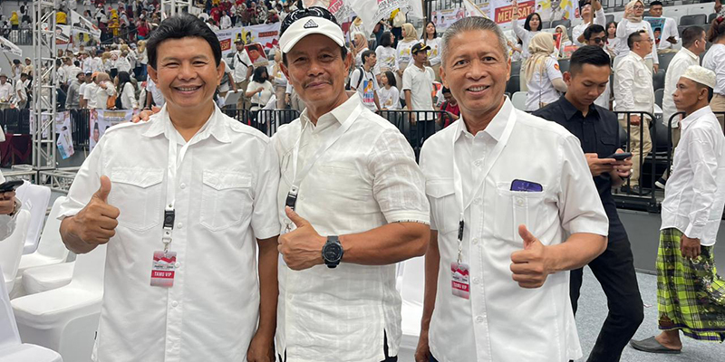 3 Mantan Kapolri Terlihat di 'Sapa Relawan', Prabowo Subianto: Terima Kasih!
