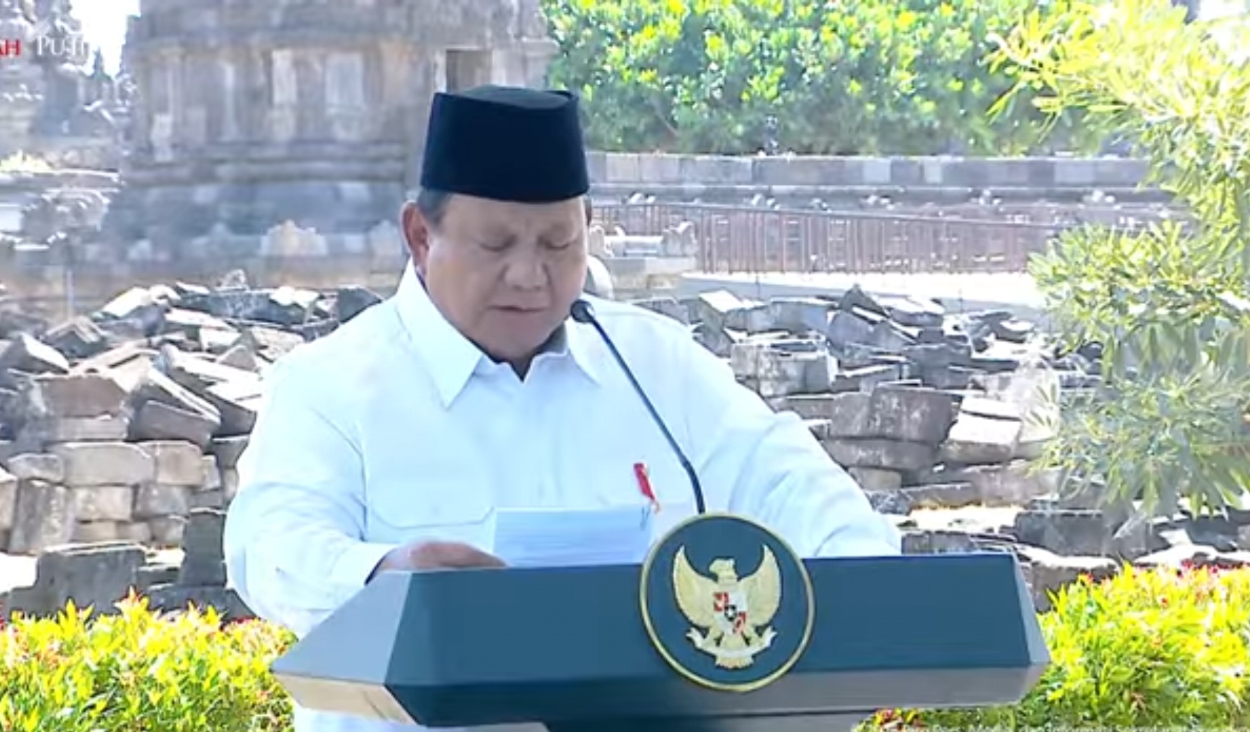 Prabowo: Candi Prambanan Jadi Simbol Hubungan Indonesia-India yang Terjalin 1.000 Tahun