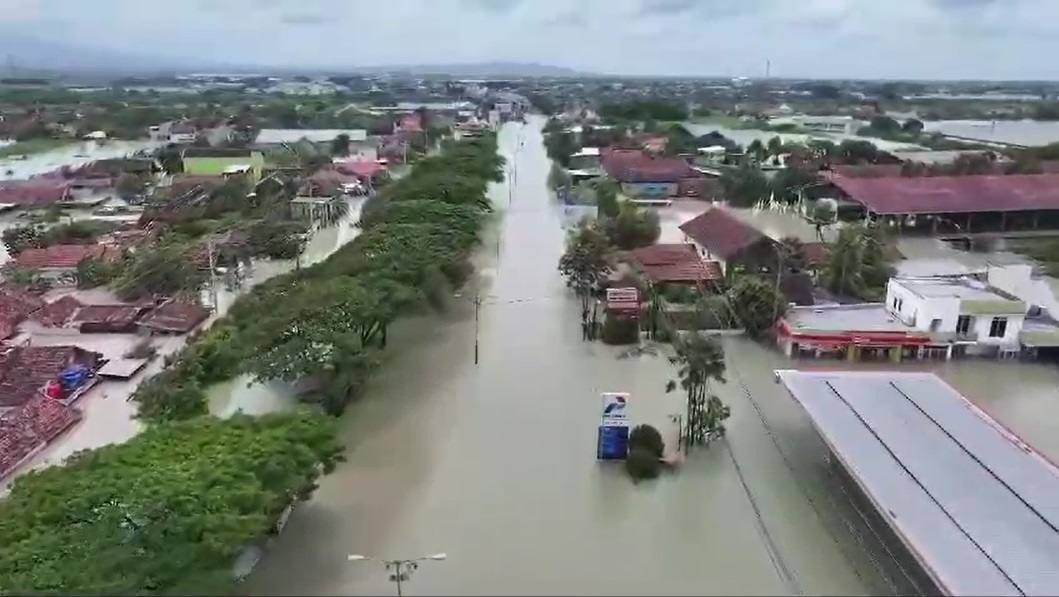 Tanggul Sungai Wulan Jebol Lagi, 11 Kecamatan Demak Terendam Banjir 