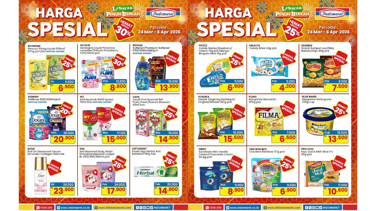 Katalog Promo JSM Indomaret Terbaru 27-29 Maret 2026, Diskon Bango Kecap Manis Refil Cuma Rp20 Ribuan