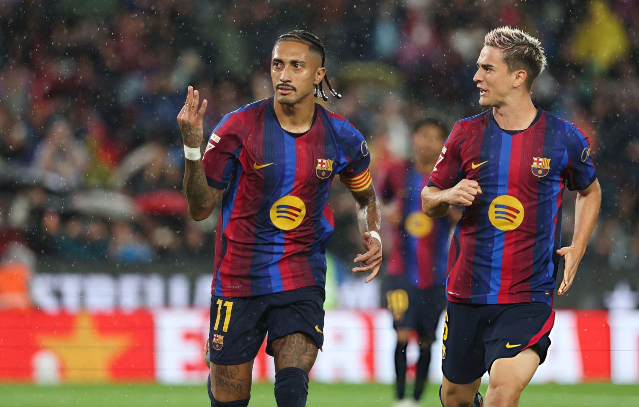 Barcelona vs Racing Santander 7-2, Hat-trick Raphinha Warnai Pesta Gol Blaugrana