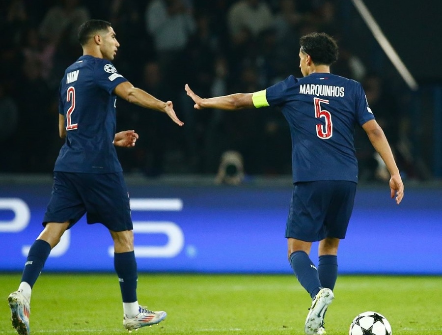 PSG vs PSV 1-1: Les Parisiens Tertahan di Kandang, Achraf Hakimi Jadi Penyelamat