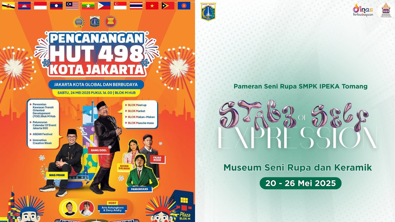12 Event Jakarta Akhir Pekan 24-25 Mei 2025, Spesial Pencanangan HUT ke-498 Jakarta