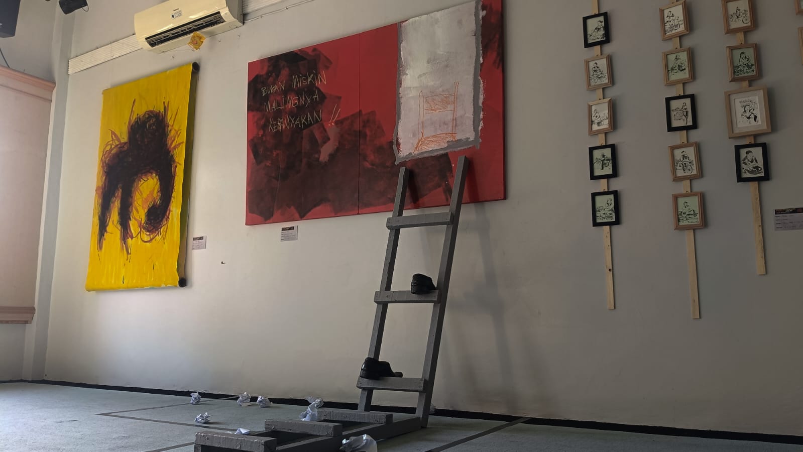 Pameran Seni Rupa JAMAN SEMONO, Ajang Nostalgia Alumni PGRI Adi Buana Surabaya