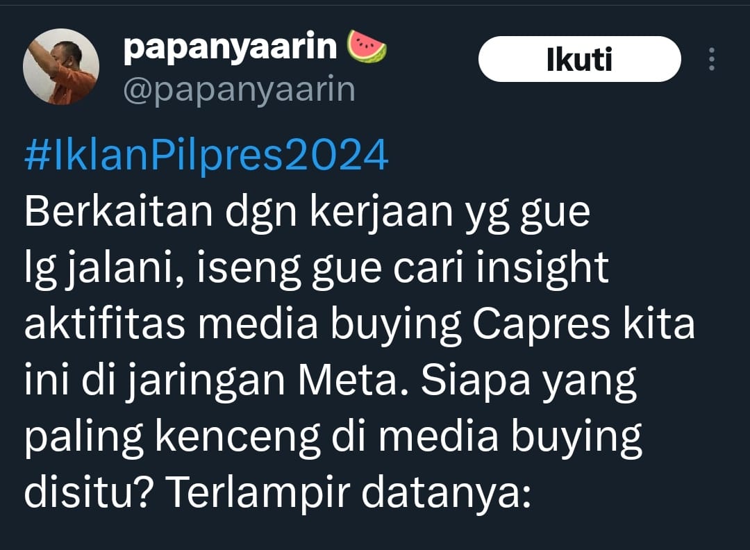 Dibandingkan Dua Paslon Lain, Belanja Iklan Medsos Anies Paling Kecil, Pengamat: Anies Lebih Kental Nuansa Kerelawanan