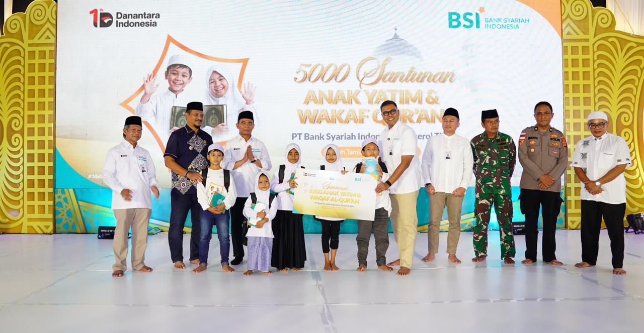 BSI dan Danantara Santuni 5.000 Anak Yatim di 9 Kota selama Ramadan