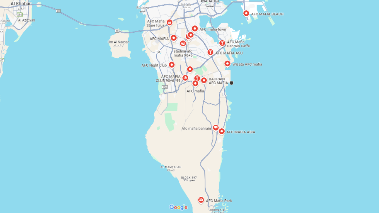 Diserang Netizen! Google Maps Bahrain Ganti Nama Jadi 'AFC Mafia' 