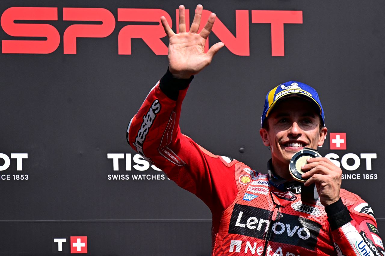 MotoGP Italia 2025: Marc Marquez Nyaris Keok di Sprint Race, Ini Penjelasan Masalahnya