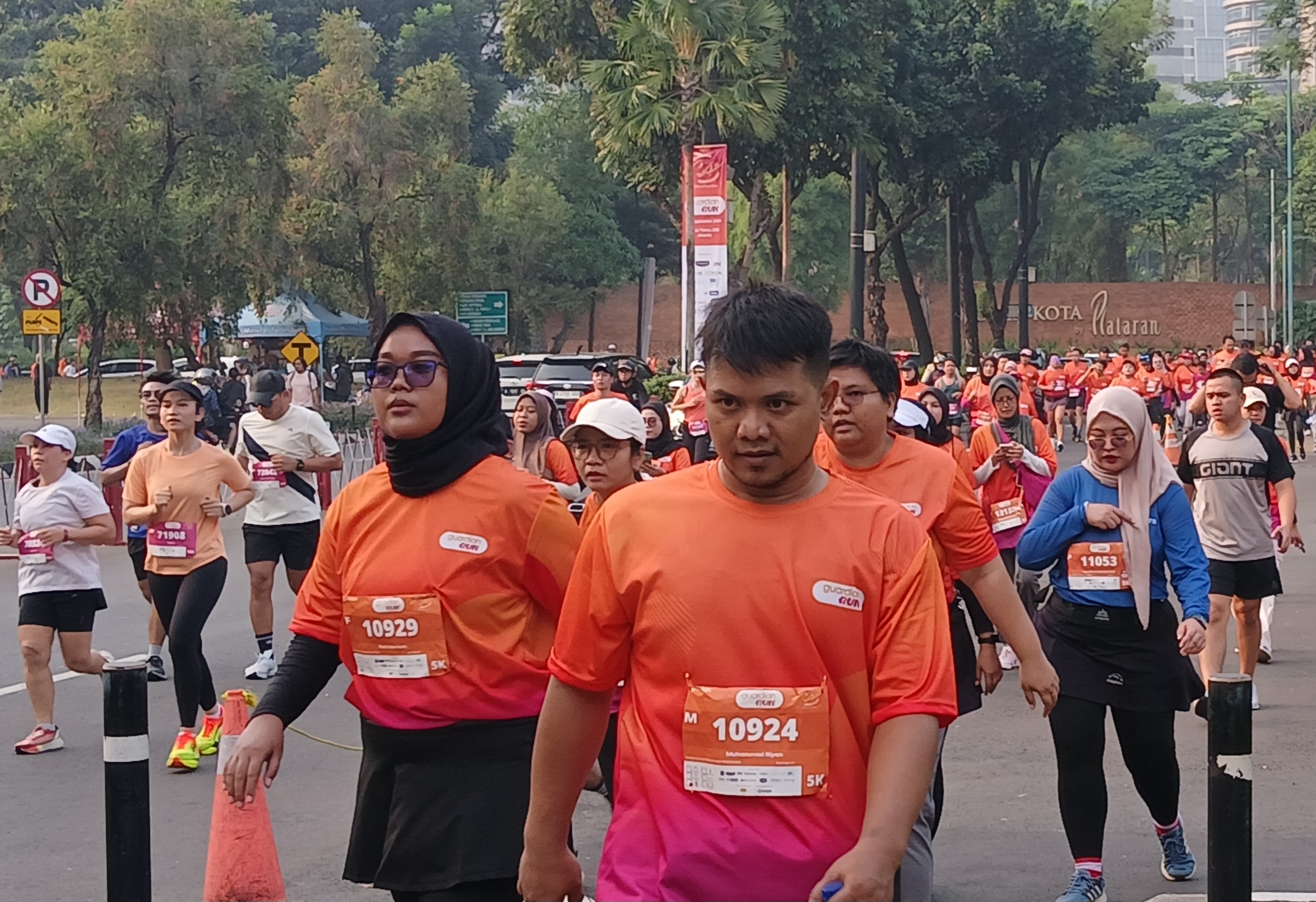 6.000 Orang Seru-Seruan di Guardian Run 2024, Lari 5K dan 10K di GBK 