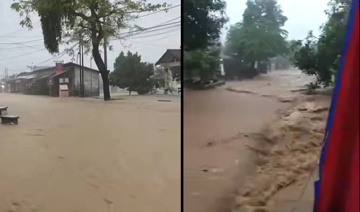 Angin Puting Beliung dan Banjir Landa Pati, Genangan Rendam Jalur Alternatif Pati – Kudus