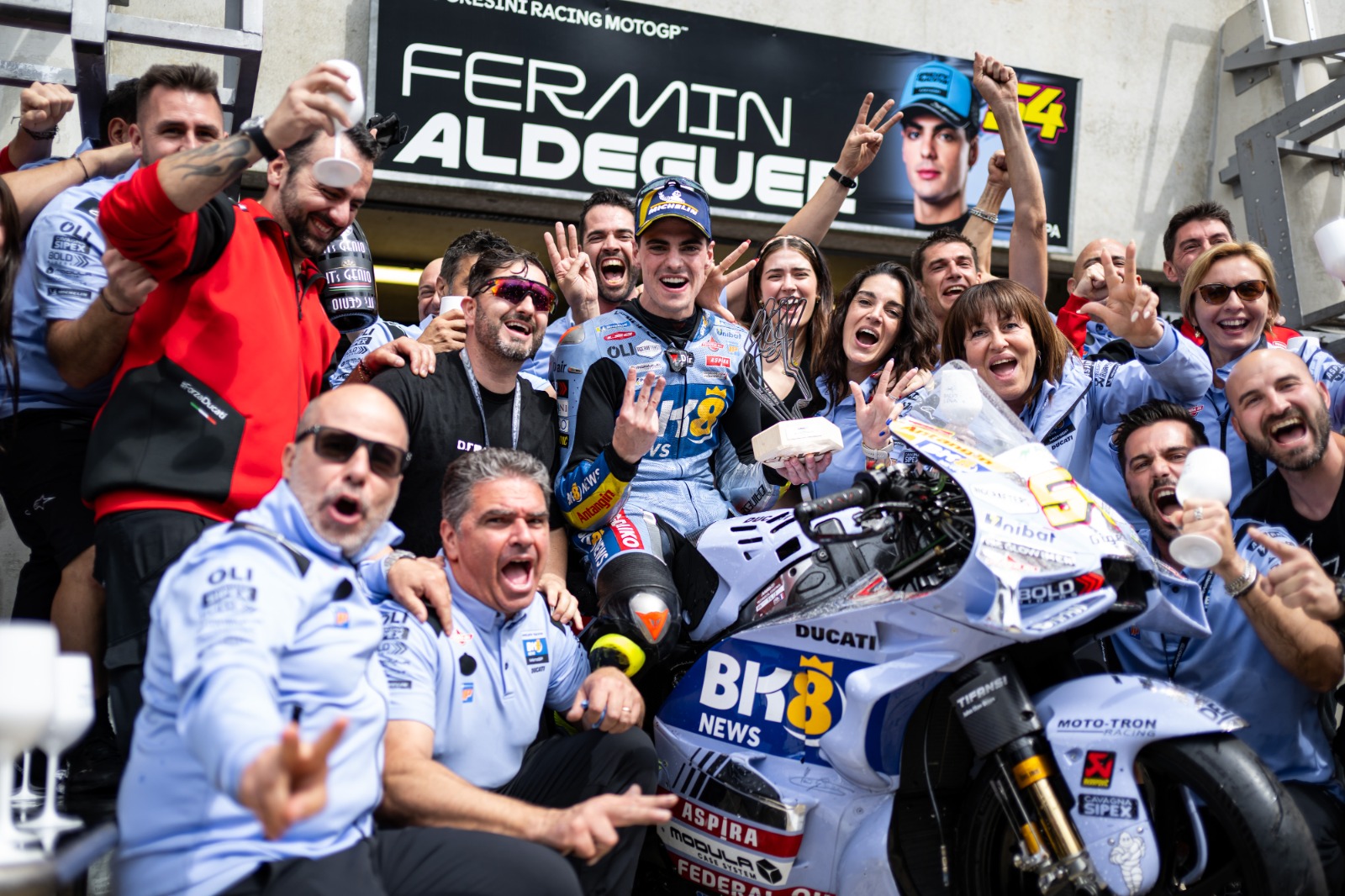 Fermin Aldeguer Raih Podium Ganda di Le Mans, Federal Oil Yakin Duet Gresini Ducati Kompetitif di MotoGP 2025