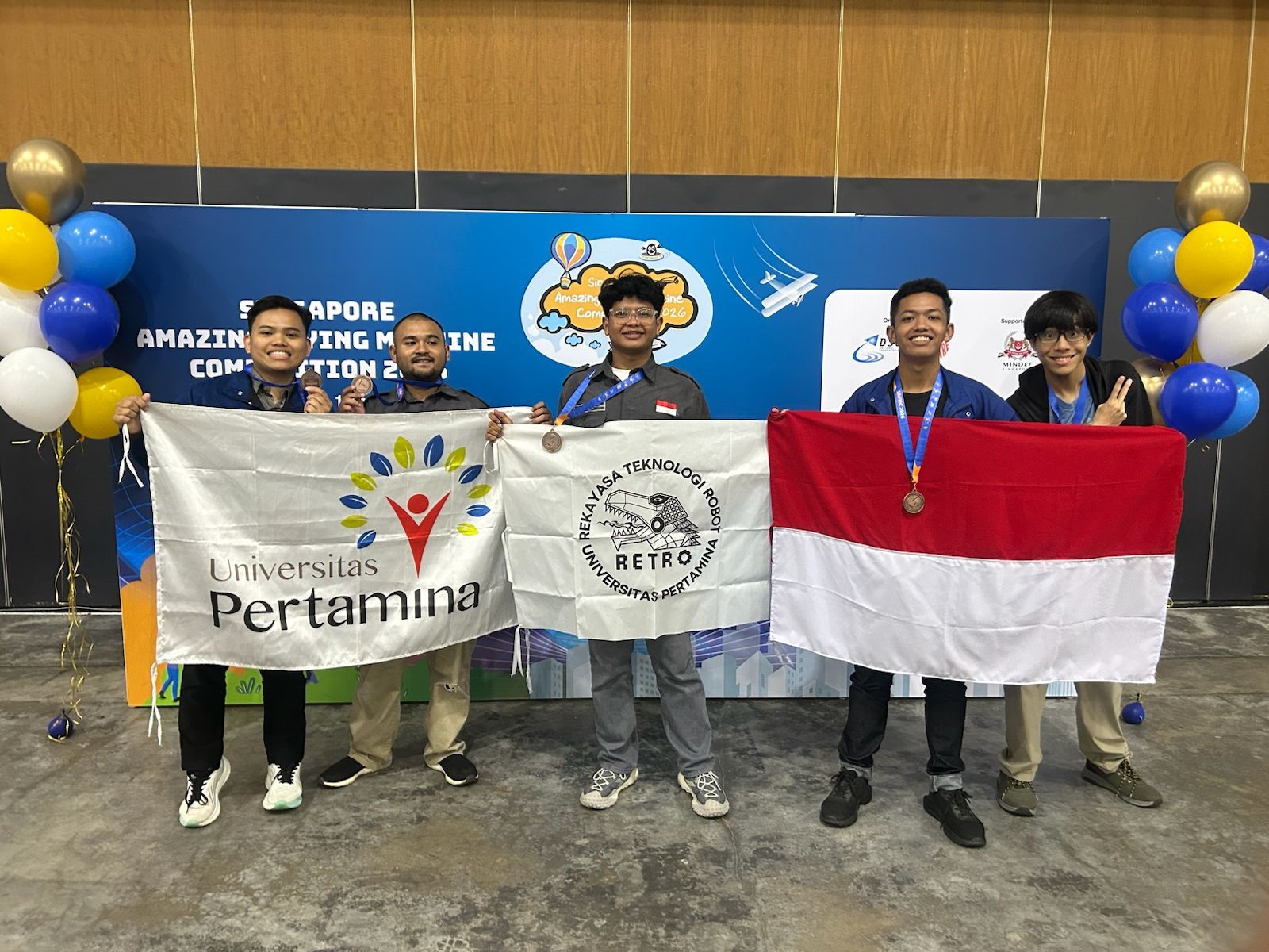 Berkat Drone Otonom, Mahasiswa UPER Berjaya di Kompetisi Internasional SAFMC 2026 Singapura