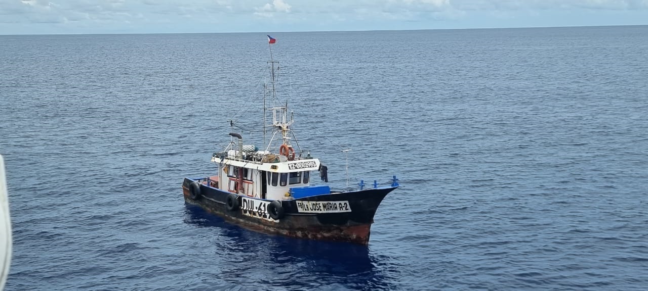 Kapal Pengawas Orca 04 Tangkap Kapal Asing Filipina yang Laukan Illegal Fishing di Laut Sulawesi