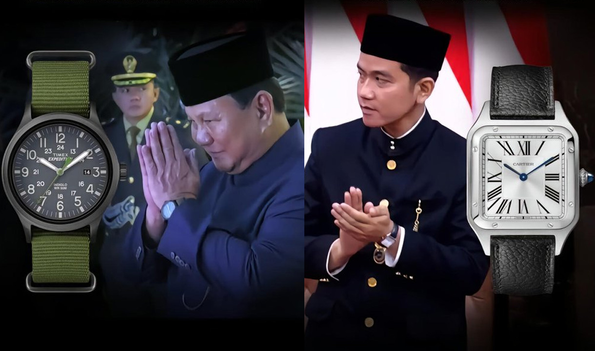 Jam Tangan Prabowo dan Gibran Dijulitin Natizen, Pak Prabs Udah Gak Butuh Validasi!