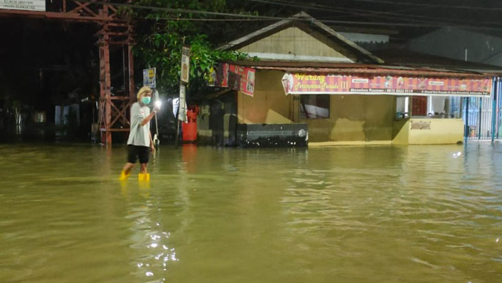 Luapan Sungai Mahakam Merendam 1.722 Rumah Warga Kota Samarinda 