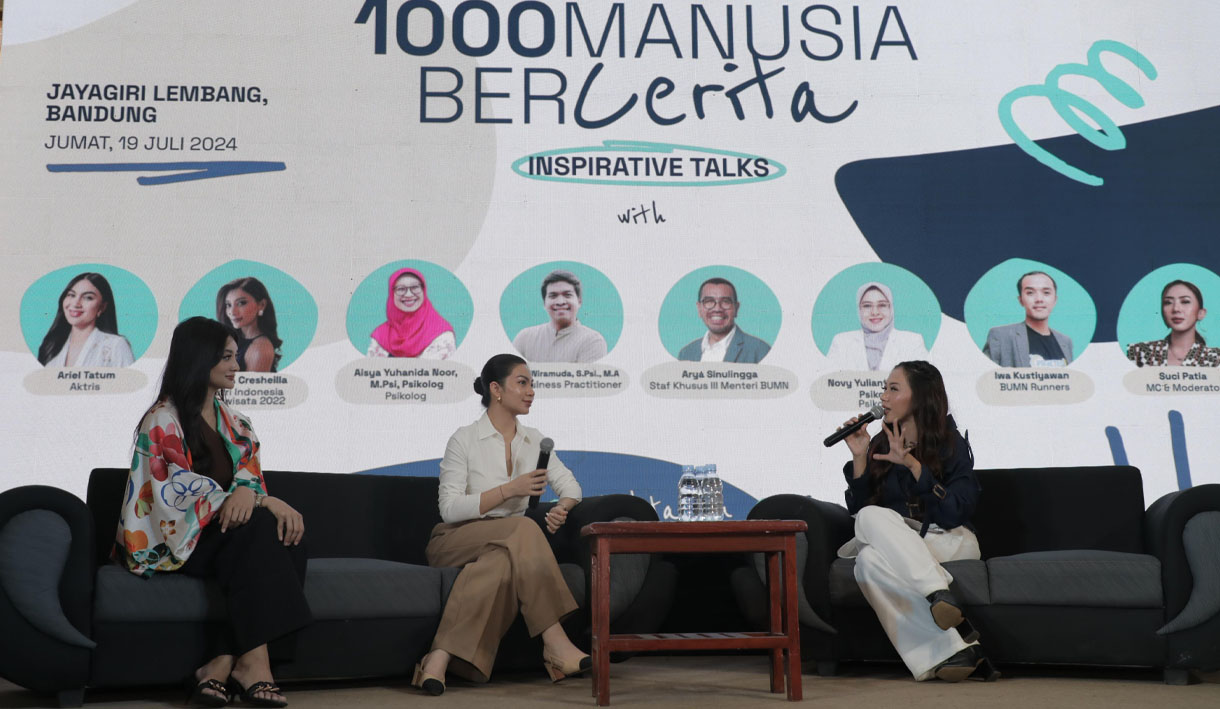Erick Thohir Konsisten Utamakan Kesehatan Mental Karyawan BUMN, Gelar Roadshow 1000 Manusia Bercerita di Jawa Barat