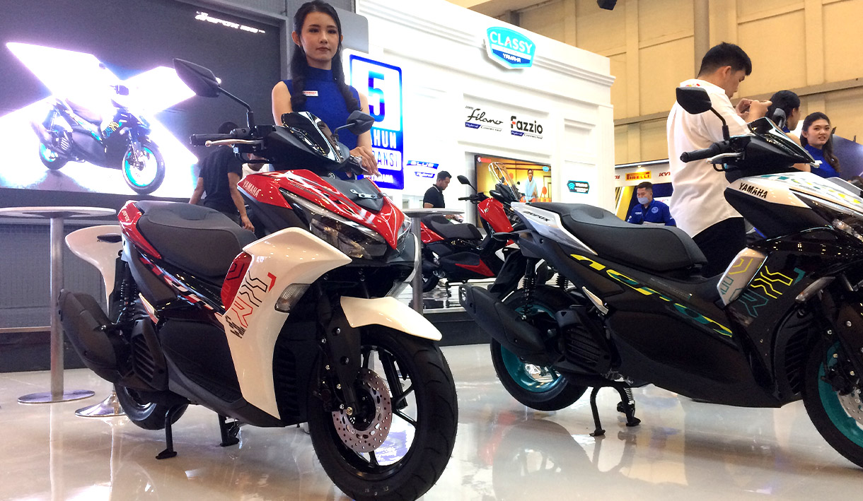 Harga Yamaha Aerox 155 yang Diluncurkan di IMOS+ 2023, 4 Pilihan Warna Baru