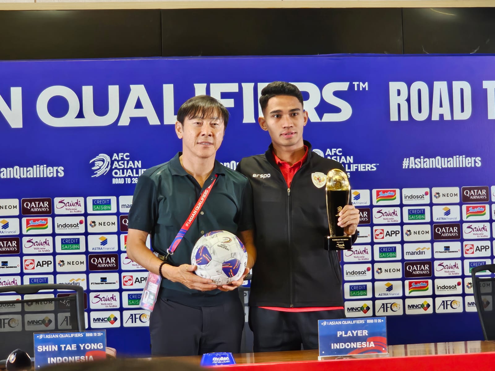 Shin Tae-yong Bawa Indonesia ke Posisi Ketiga Grup C Kualifikasi Piala Dunia 2026