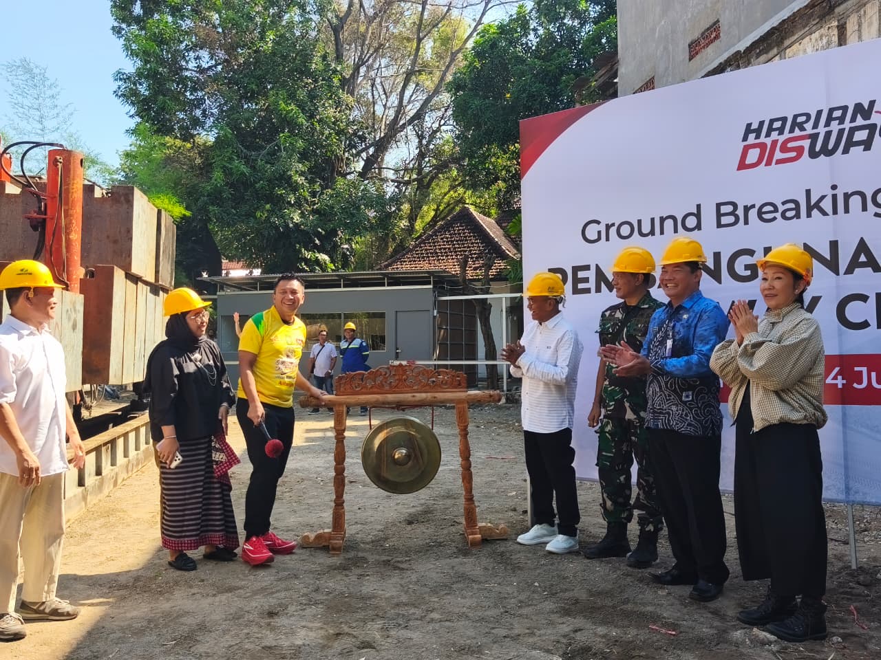 Pembangunan Gedung Disway Center di Surabaya Dimulai