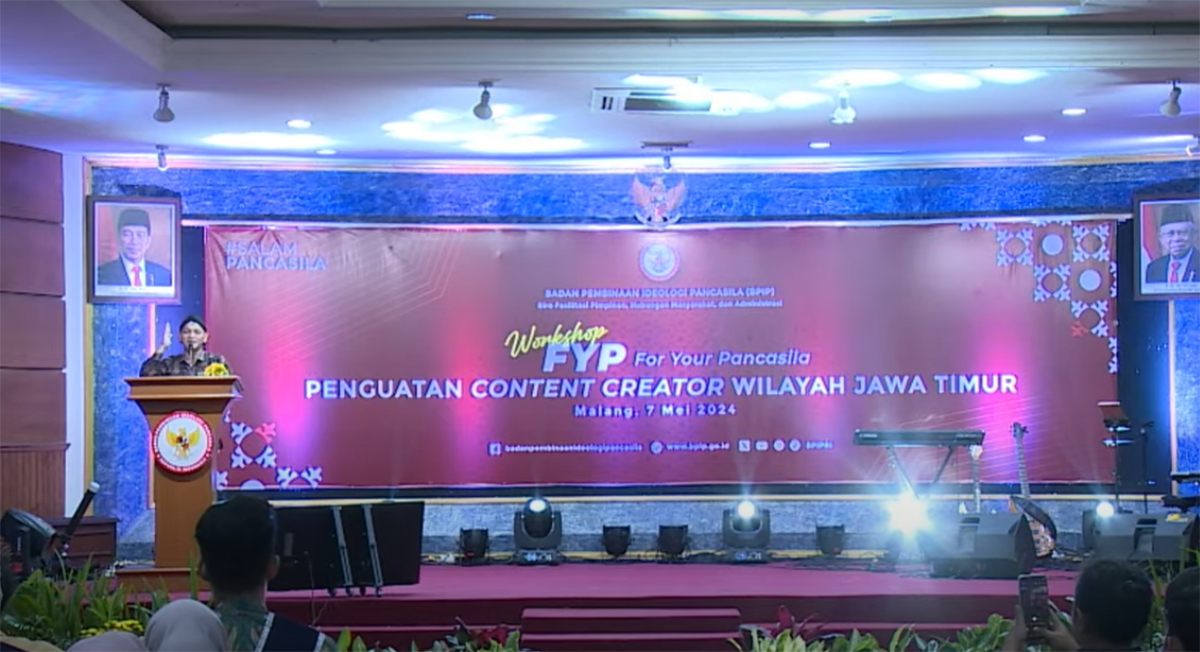 BPIP Gelar Workshop Four Your Pancasila untuk Content Creator di Malang