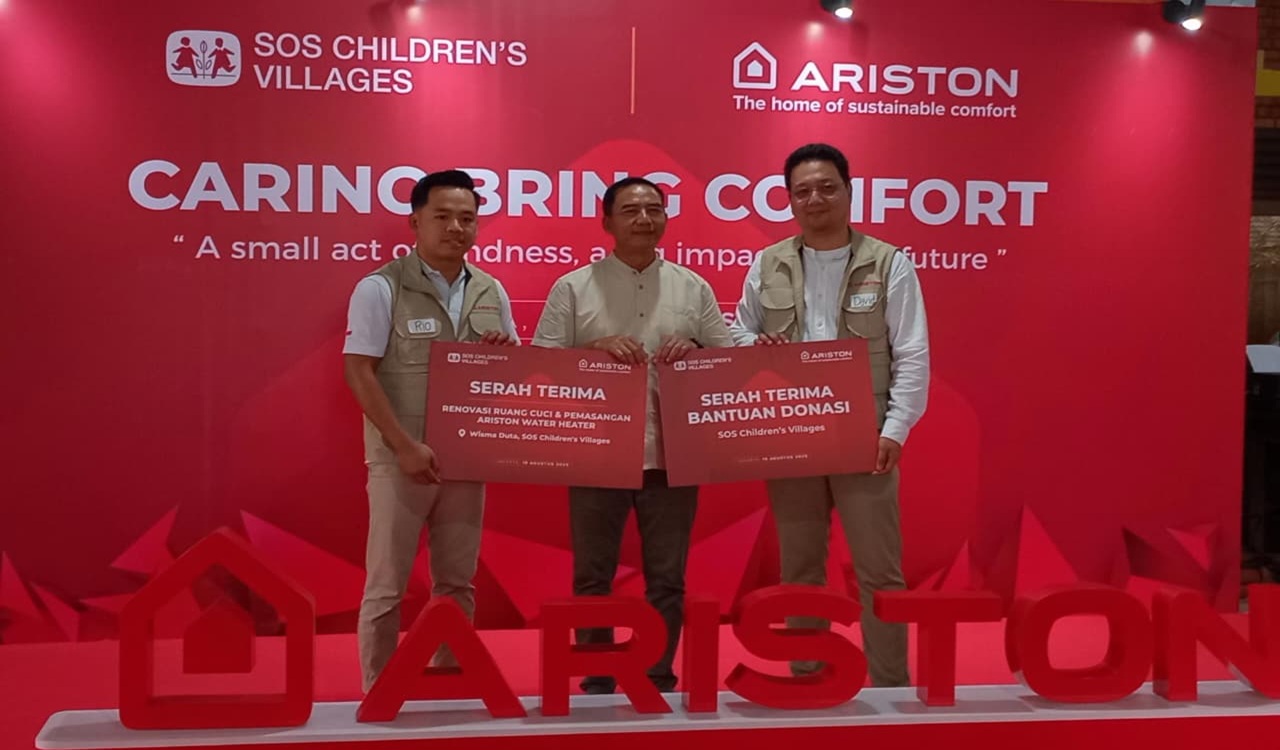 Ariston Indonesia Bawa Kenyamanan ke SOS Children’s Village Lewat Program CSR