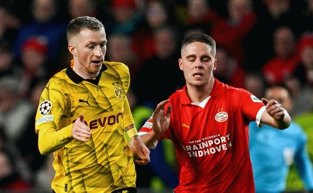 Hasil Liga Champions 2023-2024: Penalti De Jong Membuat PSV Imbang 1-1 dengan Dortmund di Babak 16 Besar 