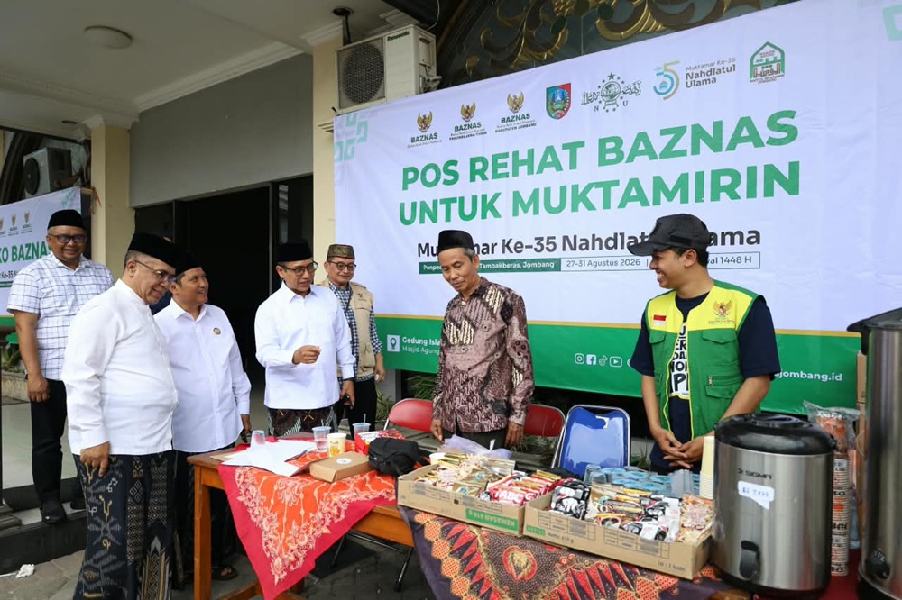 Muktamar NU, BAZNAS Hadirkan Layanan Konsumsi, Kesehatan, Pengelolaan Sampah, dan Beasiswa Santri