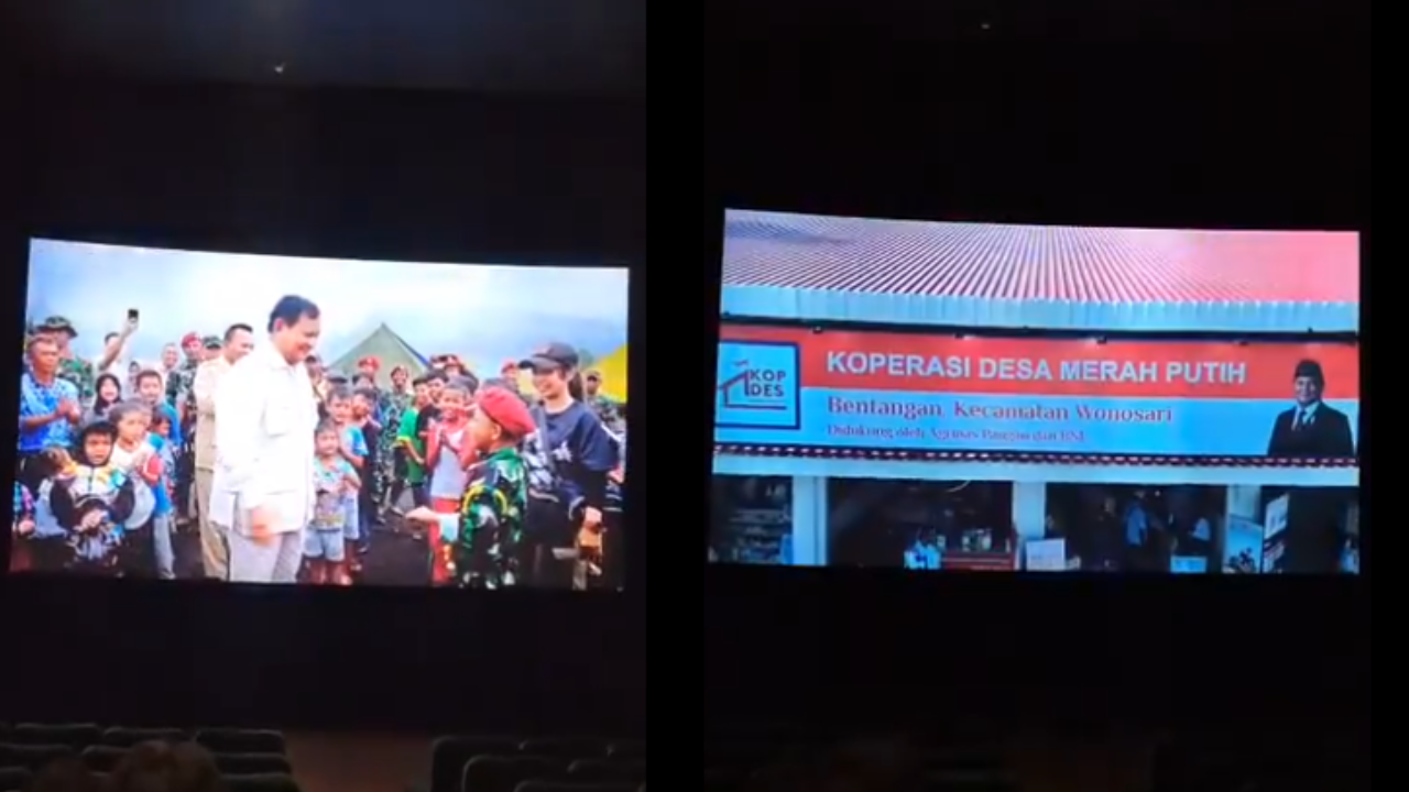 Ternyata Ini Isi Video Presiden Prabowo yang Tayang di Bioskop sebelum Film Diputar, Bikin Melongo Netizen!