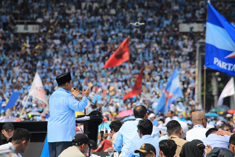 Mulai Kampanye Akbar Lebih Awal, Prabowo Lihat 600 Ribu Warga Berkumpul di GBK
