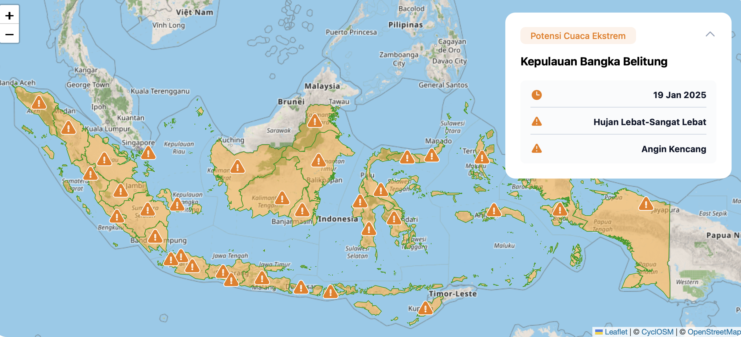 Potensi Cuaca Ekstrem Melanda Hampir Semua Provinsi dalam 3 Hari, Berikut Daftarnya!