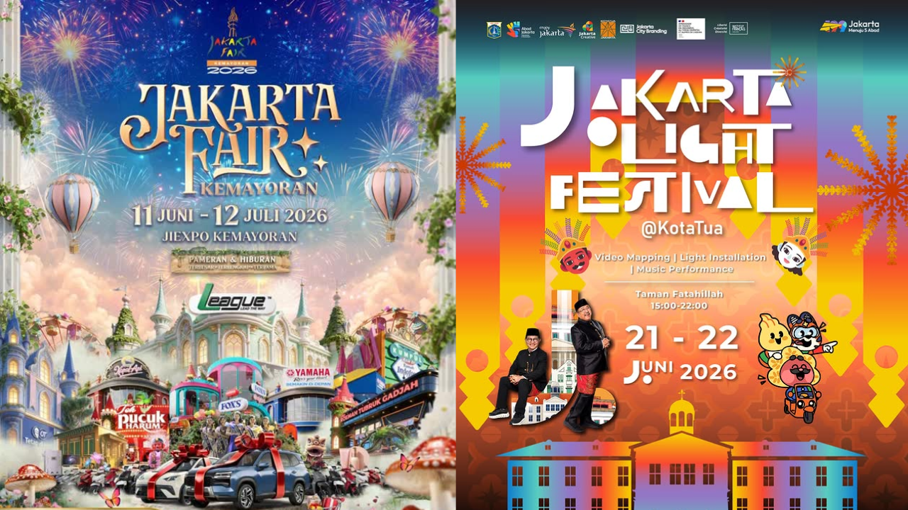 6 Acara HUT ke-499 Jakarta 21-22 Juni 2026, Jakarta Fair hingga Jakarta Light Festival Bisa Dikunjungi Gratis