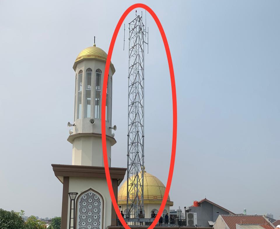 Lapor Ke DPRD DKI Soal Didirikan Tower BTS di Atas Masjid, Warga: Kami Khawatir Roboh