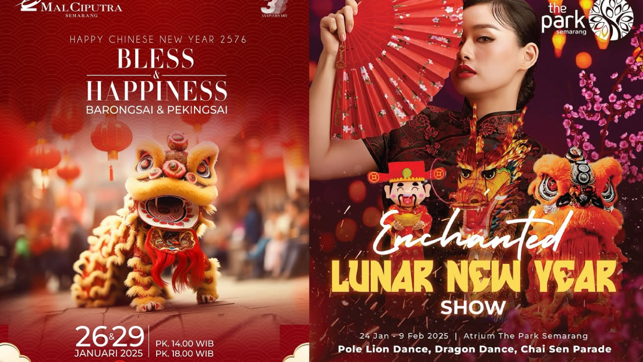 5 Lokasi Pertunjukan Barongsai di Semarang Spesial Imlek 2025, Jangan Lupa Saksikan saat Long Weekend