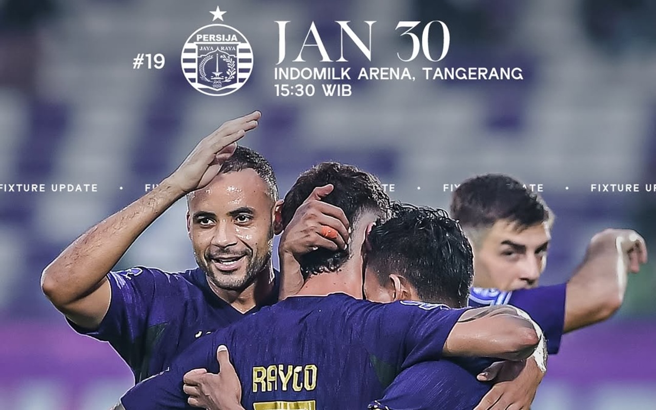 Tempat Menonton Persita vs Persija BRI Super League Kick OFF: 15.30 WIB