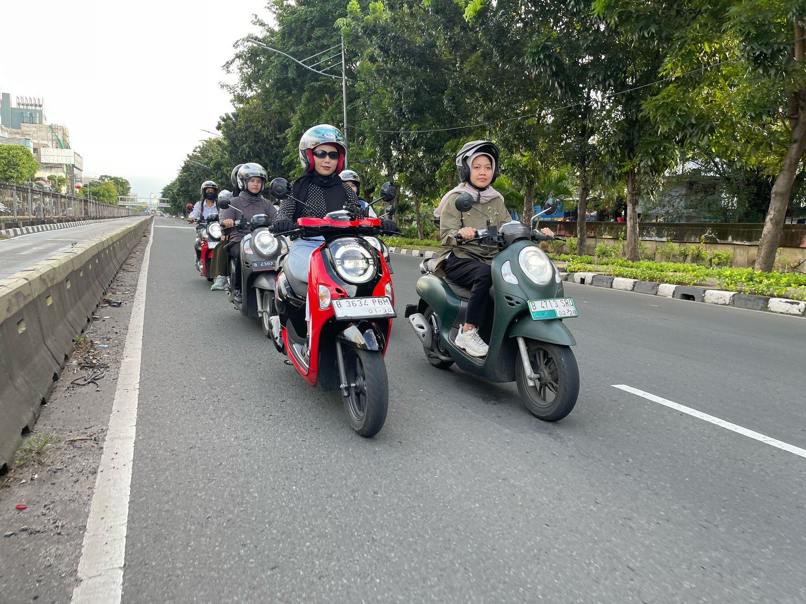 Wahana Gelar Scoopy Girls Time, Ajak Ladies Bikers Rolling City Bergaya Retro di Kota Tua