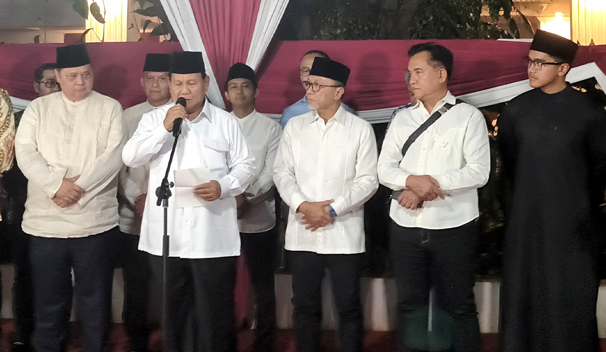 Prabowo Subianto Ungkapkan Terima Kasih kepada Jokowi dalam Pidato Kemenangan Pilpres 2024