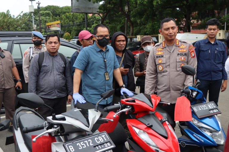 Polres Metro Tangerang Kota Sukses Amankan 3 Pelaku Curanmor yang Beraksi di 100 Lokasi