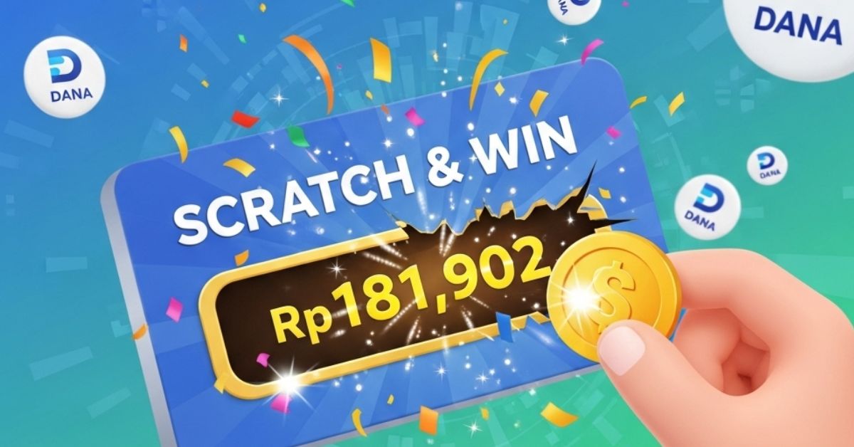 Aplikasi Penghasil Saldo DANA Gratis Scratch App, Gosok Layar Berhadiah Rp181.902!