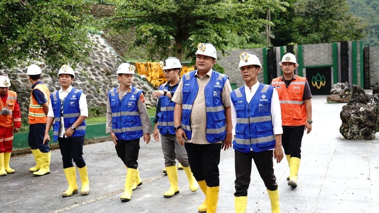 Kunjungi Tambang Emas PT Antam, Rudy Susmanto Ajak Jaga Kelestarian Alam