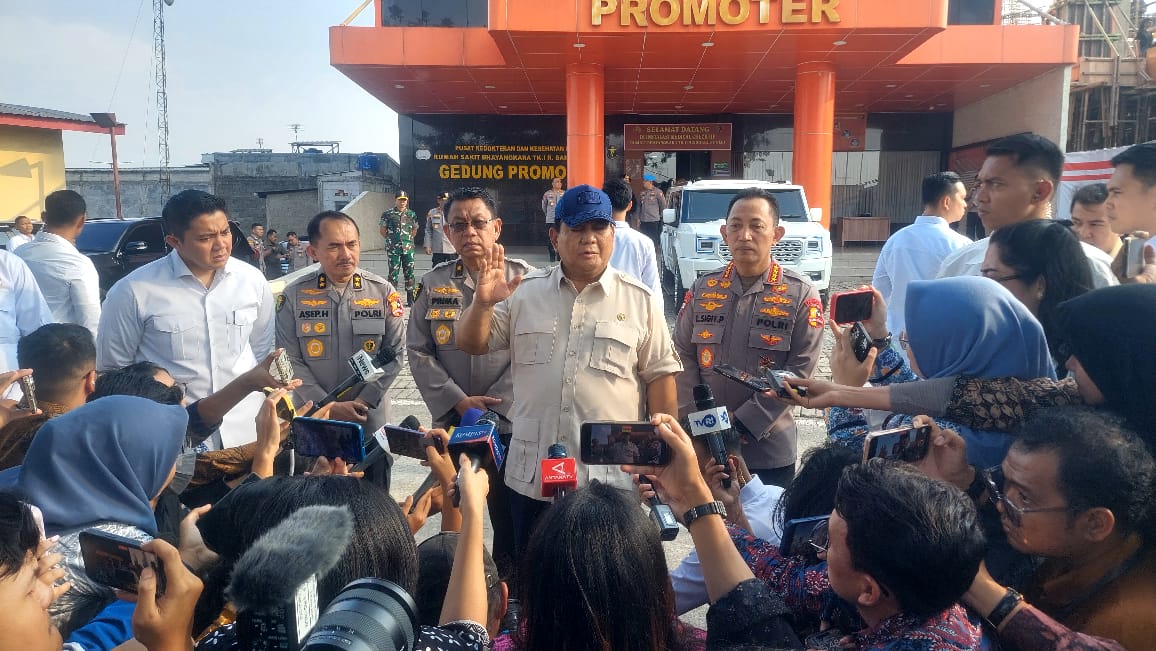Prabowo Jenguk Korban Demo Ricuh di DPR: Ada yang Alami Kerusakan Ginjal hingga Pecah Tempurung Kepala