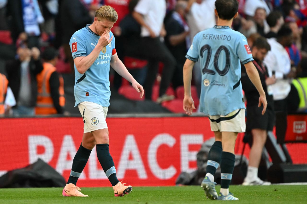 Rating Pemain Man City Ketika Dipermalukan Crystal Palace di Final Piala FA, Merah Semua!