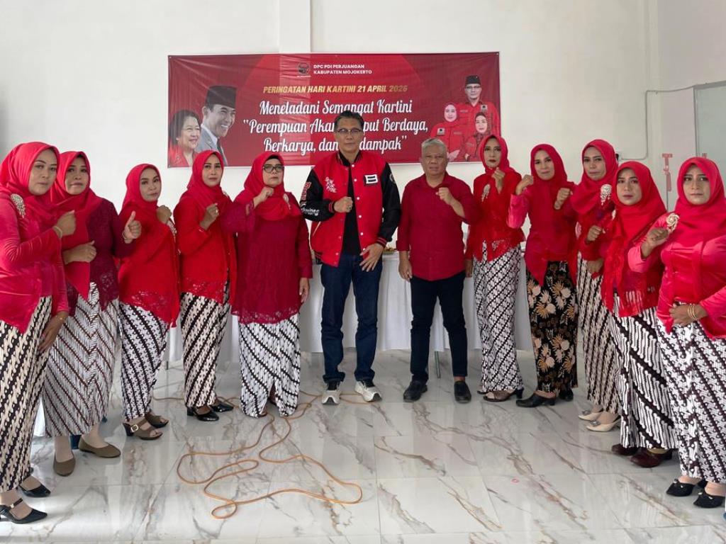 Semangat Kartini Jadi Inspirasi DPC PDIP Kabupaten Mojokerto Rawat Budaya Bumi Mojopahit 