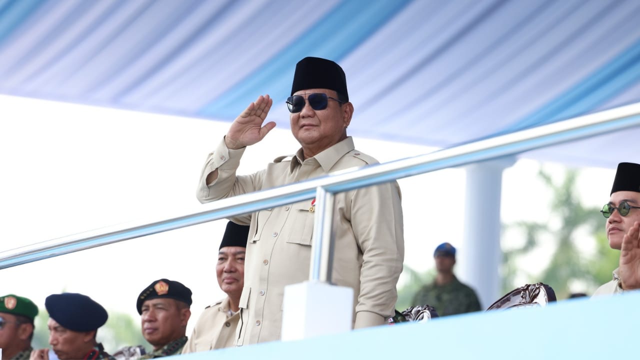 Prabowo di HUT Ke-80 TNI: TNI Benteng Pertahanan NKRI