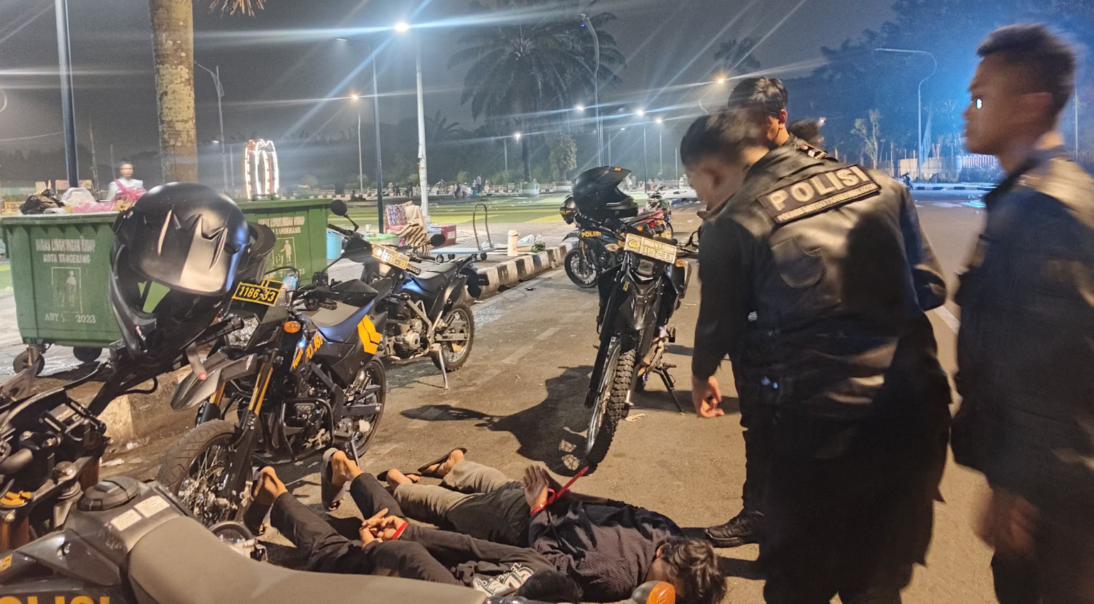 Berboncengan Bertiga Tengah Malam, 3 Pria Pembawa Kunci T Diciduk Polisi di Tangerang
