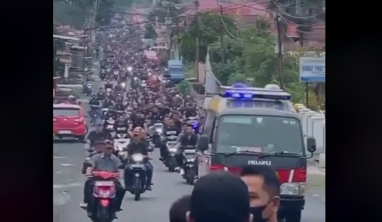 Pemakaman Ketua Laskar Manguni Bitung Dikawal Kapolres Minahasa, Keluarga: Kami Mengikhlaskan