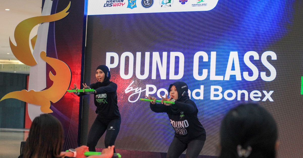 Senam Pound Fit Awali Hari Ketiga Surabaya Tourism Awards 2025